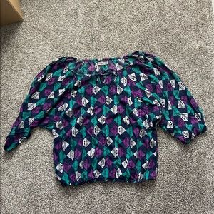 Womens Patterned Blouse